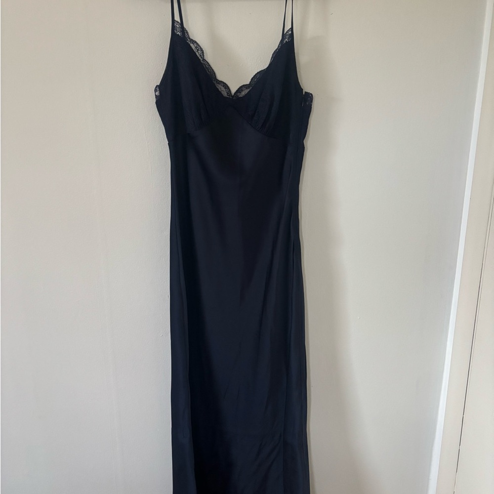 Abercrombie & Fitch Midnight Black Lace Slip